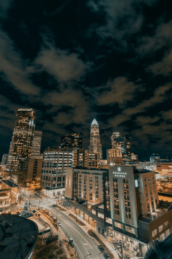 Charlotte, NC -- evening